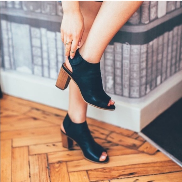 Steve Madden Shoes - Steve Madden open toe boot heel